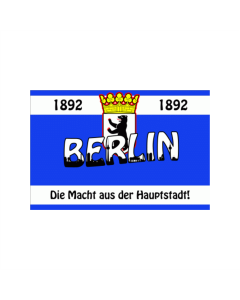 Fahne "BERLIN - DIE MACHT AUS DER HAUPTSTADT" 150 x 90cm