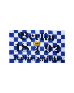 Fahne "BERLIN - 1892 - TRADITION VERPFLICHTET" 150 x 90cm