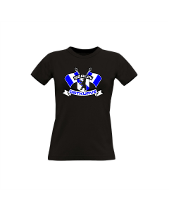 Girly-Shirt "BERLIN OSTKURVE Fahnen" schwarz