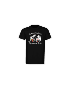 Kinder T-Shirt "KARLSRUHE & BERLIN - IN FESTER FREUNDSCHAFT" schwarz