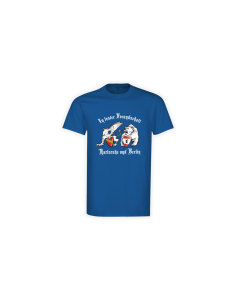 Kinder T-Shirt "KARLSRUHE & BERLIN - IN FESTER FREUNDSCHAFT" blau