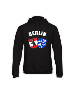 Kapuzen Sweat-Shirt "1892" schwarz