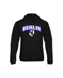 Kapuzen Sweat-Shirt "BERLIN" schwarz