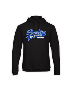 Kapuzen Sweat-Shirt "BERLIN - DAS ORIGINAL" schwarz