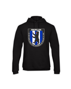 Kapuzen Sweat-Shirt "BERLIN - ETWAS BESONDERES" schwarz