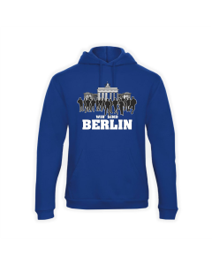 Kapuzen Sweat-Shirt "WIR SIND BERLIN" blau