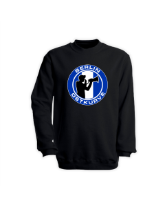 Sweat-Shirt "BERLIN OSTKURVE Megaphonmann" schwarz