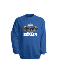 Sweat-Shirt "WIR SIND BERLIN" blau