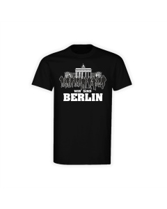 T-Shirt "WIR SIND BERLIN" schwarz