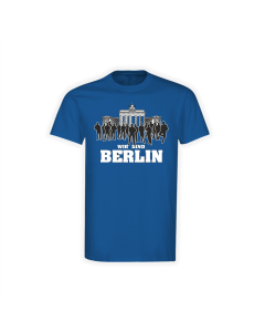 T-Shirt "WIR SIND BERLIN" blau