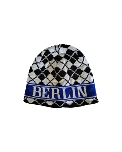 Wollmütze "BERLIN" Karos