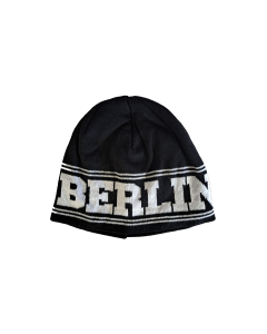 Wollmütze "BERLIN" schwarz