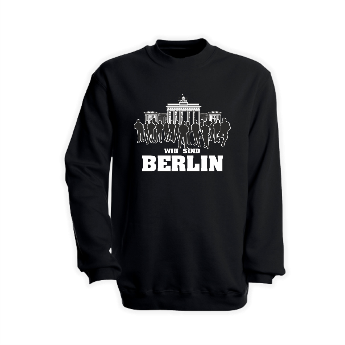 Sweat-Shirt "WIR SIND BERLIN" schwarz