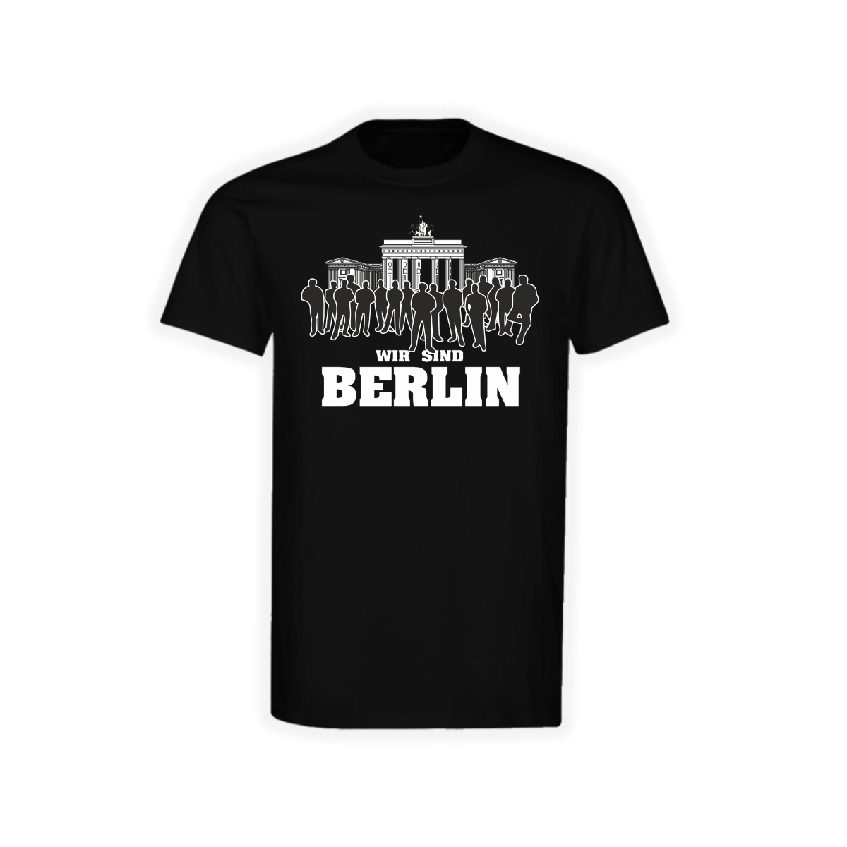 T-Shirt "WIR SIND BERLIN" schwarz