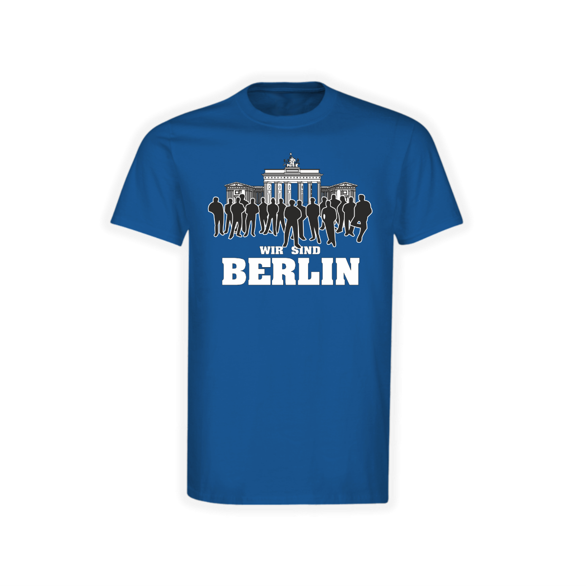 T-Shirt "WIR SIND BERLIN" blau