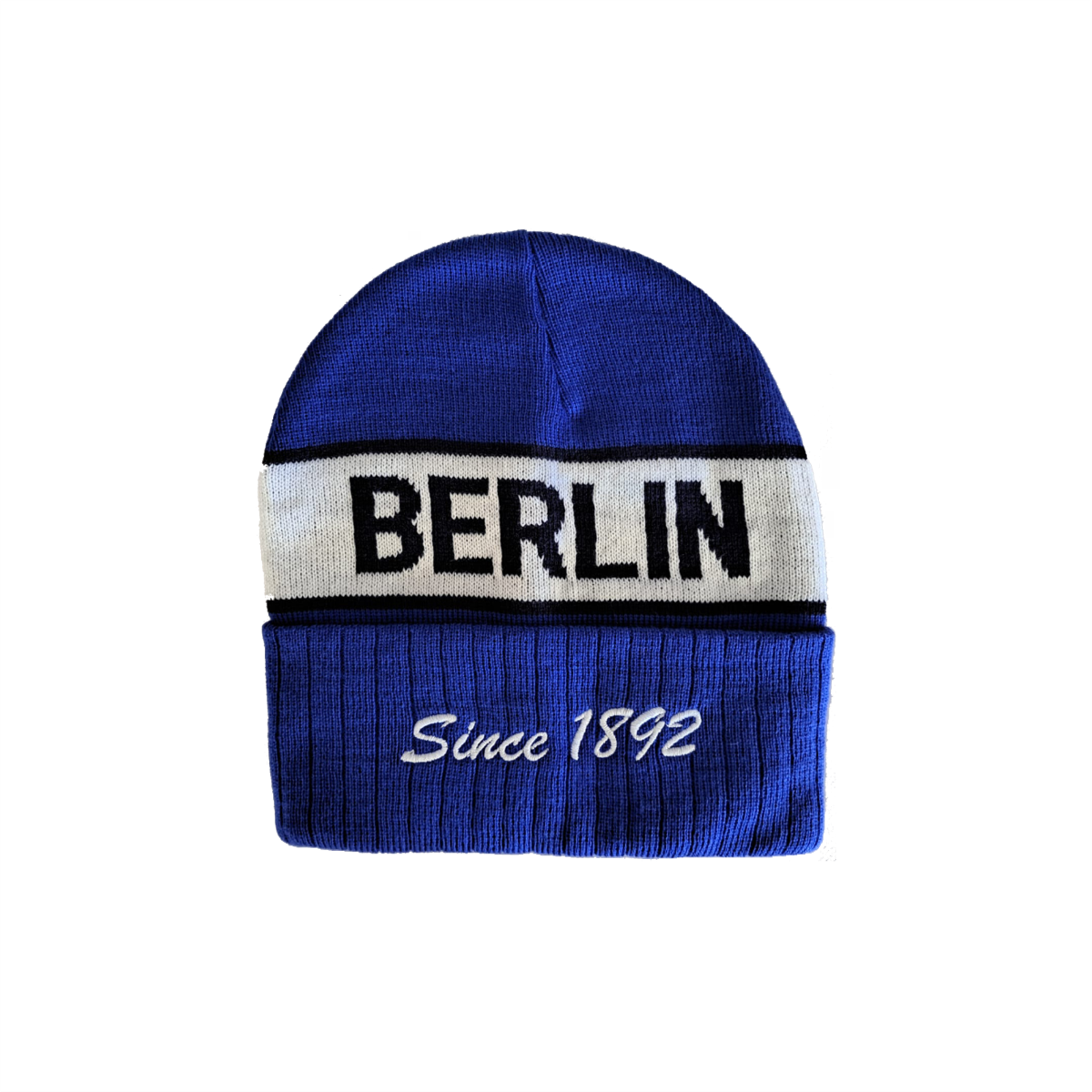 Wollmütze mit Krempe "BERLIN - Since 1892"